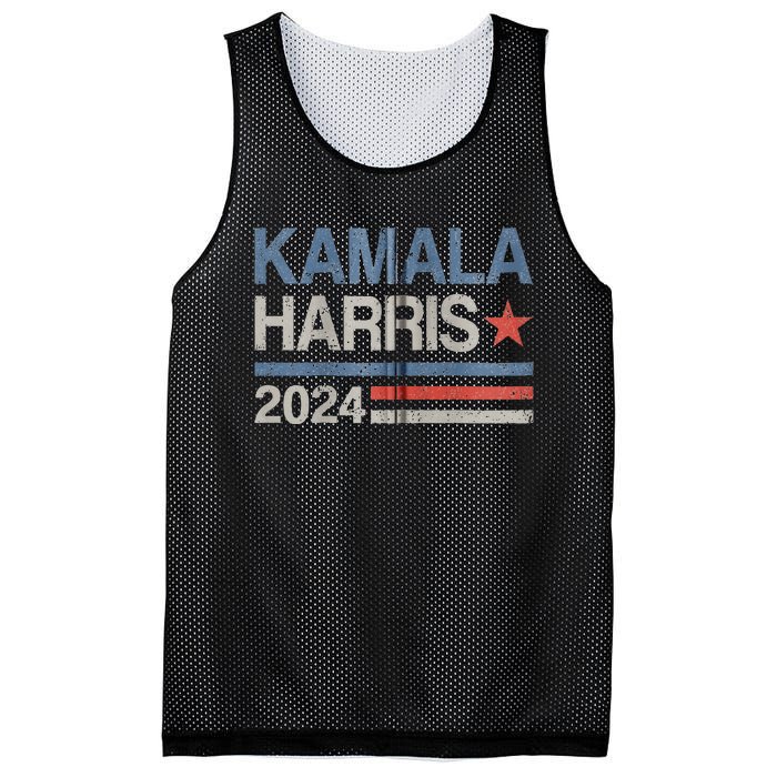 Vintage Kamala Harris 2024 For President Election Campaign Mesh Reversible Basketball Jersey Tank