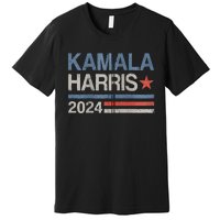 Vintage Kamala Harris 2024 For President Election Campaign Premium T-Shirt