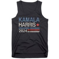 Vintage Kamala Harris 2024 For President Election Campaign Tank Top