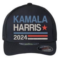 Vintage Kamala Harris 2024 For President Election Campaign Flexfit Unipanel Trucker Cap