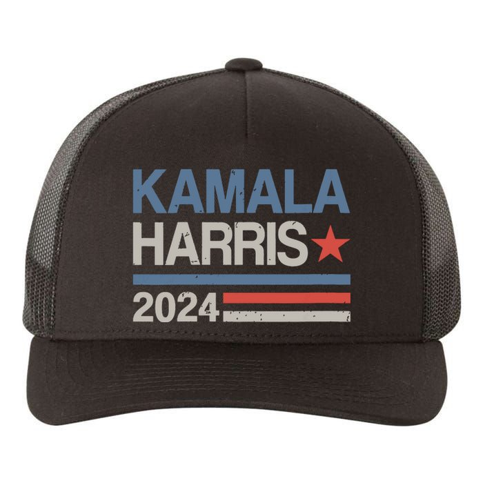 Vintage Kamala Harris 2024 For President Election Campaign Yupoong Adult 5-Panel Trucker Hat