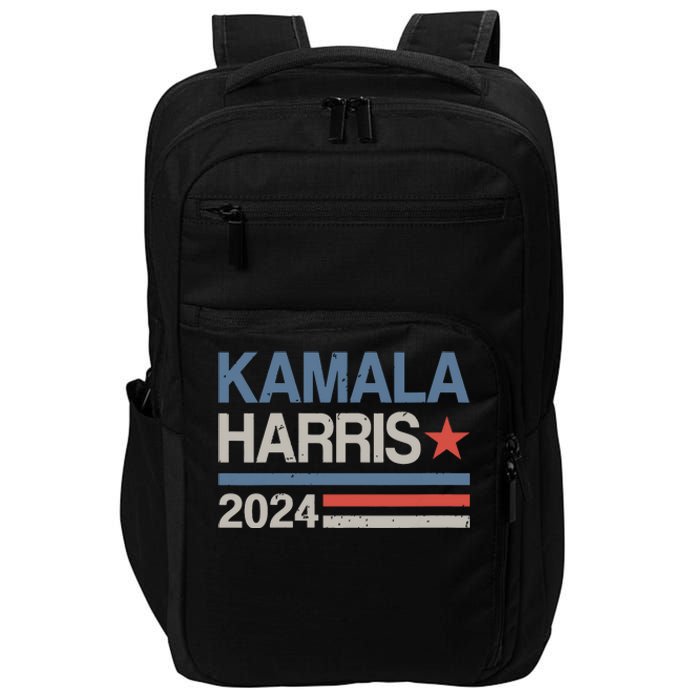 Vintage Kamala Harris 2024 For President Election Campaign Impact Tech Backpack