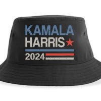 Vintage Kamala Harris 2024 For President Election Campaign Sustainable Bucket Hat