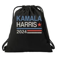 Vintage Kamala Harris 2024 For President Election Campaign Drawstring Bag