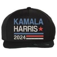 Vintage Kamala Harris 2024 For President Election Campaign Wool Snapback Cap