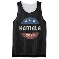 Vintage Kamala Harris 2024 For President Election Mesh Reversible Basketball Jersey Tank