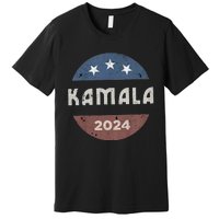 Vintage Kamala Harris 2024 For President Election Premium T-Shirt