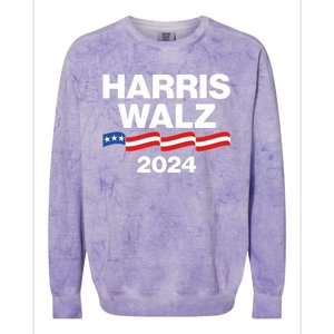 Vote Kamala Harris Tim Walz 2024 Election Colorblast Crewneck Sweatshirt