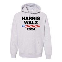 Vote Kamala Harris Tim Walz 2024 Election Premium Hoodie