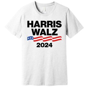 Vote Kamala Harris Tim Walz 2024 Election Premium T-Shirt