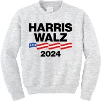 Vote Kamala Harris Tim Walz 2024 Election Kids Sweatshirt