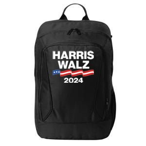 Vote Kamala Harris Tim Walz 2024 Election City Backpack