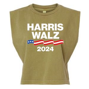 Vote Kamala Harris Tim Walz 2024 Election Garment-Dyed Women's Muscle Tee