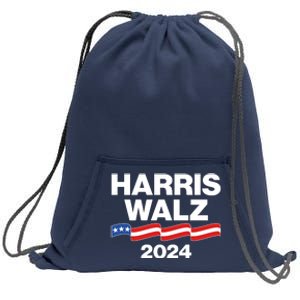 Vote Kamala Harris Tim Walz 2024 Election Sweatshirt Cinch Pack Bag