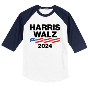 Vote Kamala Harris Tim Walz 2024 Election Baseball Sleeve Shirt