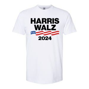 Vote Kamala Harris Tim Walz 2024 Election Softstyle CVC T-Shirt