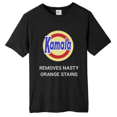 Vote Kamala Harris 2024 Removes Nasty Orange Stains Funny Tall Fusion ChromaSoft Performance T-Shirt