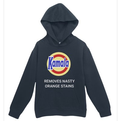 Vote Kamala Harris 2024 Removes Nasty Orange Stains Funny Urban Pullover Hoodie