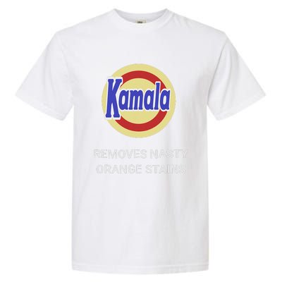 Vote Kamala Harris 2024 Removes Nasty Orange Stains Funny Garment-Dyed Heavyweight T-Shirt