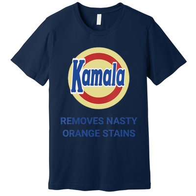 Vote Kamala Harris 2024 Removes Nasty Orange Stains Funny Premium T-Shirt