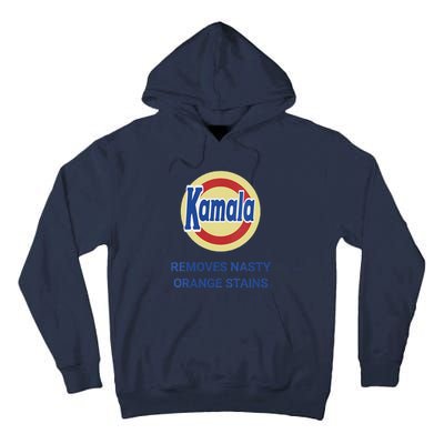 Vote Kamala Harris 2024 Removes Nasty Orange Stains Funny Tall Hoodie