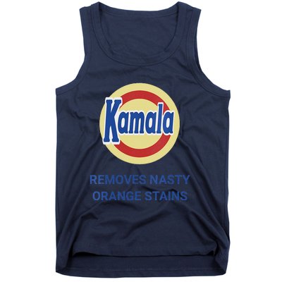 Vote Kamala Harris 2024 Removes Nasty Orange Stains Funny Tank Top