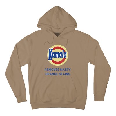 Vote Kamala Harris 2024 Removes Nasty Orange Stains Funny Hoodie