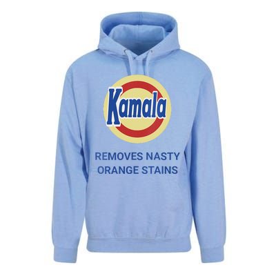 Vote Kamala Harris 2024 Removes Nasty Orange Stains Funny Unisex Surf Hoodie