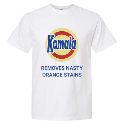 Vote Kamala Harris 2024 Removes Nasty Orange Stains Funny Garment-Dyed Heavyweight T-Shirt