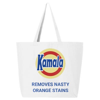 Vote Kamala Harris 2024 Removes Nasty Orange Stains Funny 25L Jumbo Tote