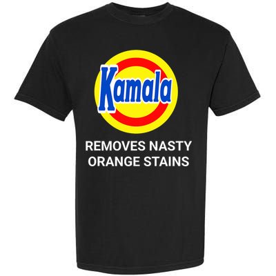 Vote Kamala Harris 2024 Removes Nasty Orange Stains Funny Garment-Dyed Heavyweight T-Shirt