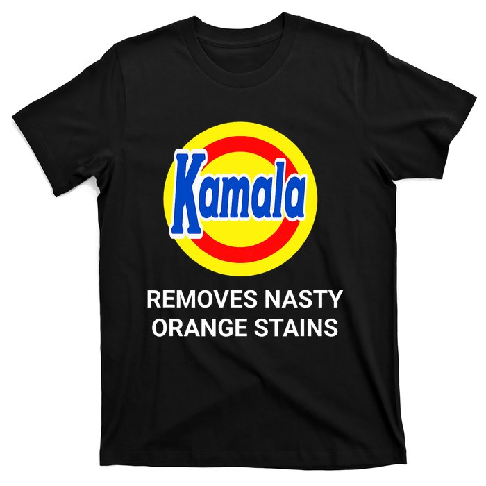 Vote Kamala Harris 2024 Removes Nasty Orange Stains Funny T-Shirt