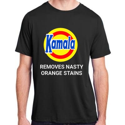 Vote Kamala Harris 2024 Removes Nasty Orange Stains Funny Adult ChromaSoft Performance T-Shirt