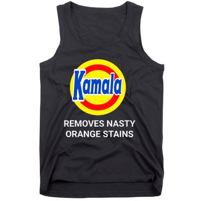 Vote Kamala Harris 2024 Removes Nasty Orange Stains Funny Tank Top