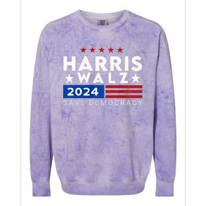 Vote Kamala Harris Tim Walz V.P Vice President 47th 2024 Colorblast Crewneck Sweatshirt