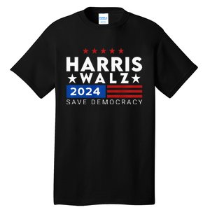 Vote Kamala Harris Tim Walz V.P Vice President 47th 2024 Tall T-Shirt