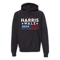 Vote Kamala Harris Tim Walz V.P Vice President 47th 2024 Premium Hoodie