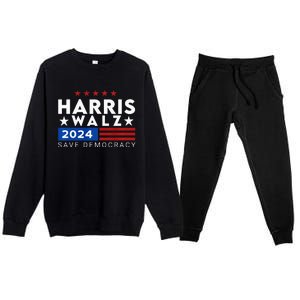 Vote Kamala Harris Tim Walz V.P Vice President 47th 2024 Premium Crewneck Sweatsuit Set