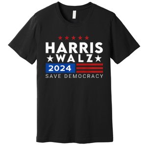 Vote Kamala Harris Tim Walz V.P Vice President 47th 2024 Premium T-Shirt