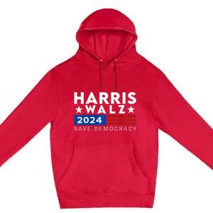 Vote Kamala Harris Tim Walz V.P Vice President 47th 2024 Premium Pullover Hoodie