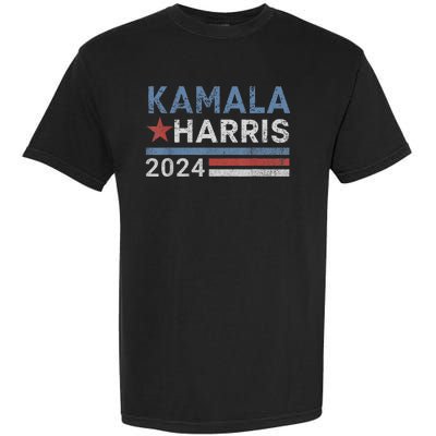 Vintage Kamala Harris 2024 For President Election Campaign Garment-Dyed Heavyweight T-Shirt