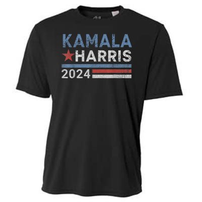 Vintage Kamala Harris 2024 For President Election Campaign Cooling Performance Crew T-Shirt