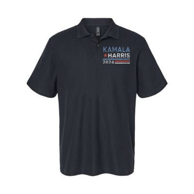 Vintage Kamala Harris 2024 For President Election Campaign Softstyle Adult Sport Polo