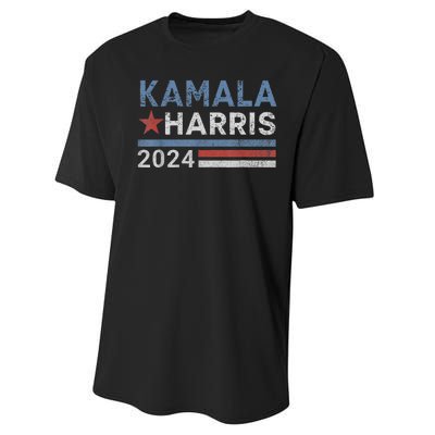 Vintage Kamala Harris 2024 For President Election Campaign Performance Sprint T-Shirt