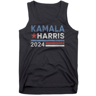 Vintage Kamala Harris 2024 For President Election Campaign Tank Top