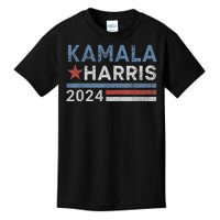 Vintage Kamala Harris 2024 For President Election Campaign Kids T-Shirt