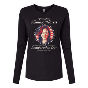 Vote Kamaia Harris 2024 Inauguration Day 2025 Womens Cotton Relaxed Long Sleeve T-Shirt