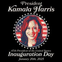 Vote Kamaia Harris 2024 Inauguration Day 2025 Drawstring Bag