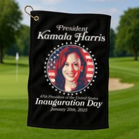 Vote Kamaia Harris 2024 Inauguration Day 2025 Golf Towel