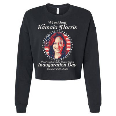 Vote Kamaia Harris 2024 Inauguration Day 2025 Cropped Pullover Crew